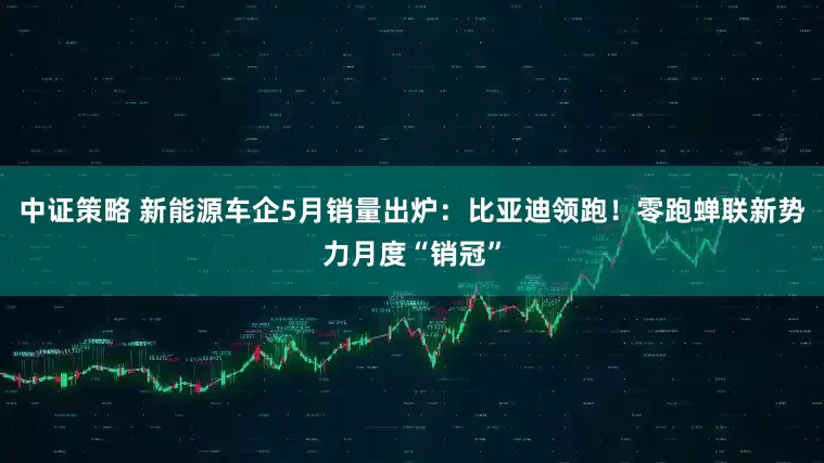 中证策略 新能源车企5月销量出炉：比亚迪领跑！零跑蝉联新势力月度“销冠”
